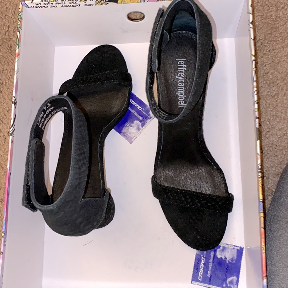 Black Jeffrey Campbell heels